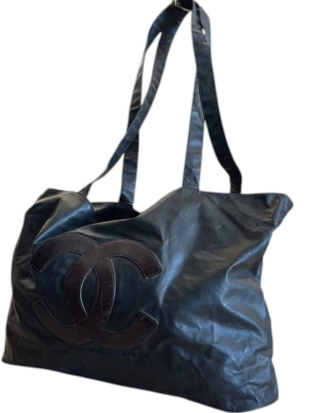 793163CR C1 Chanel Tote Bag Black Nylon